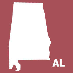 Go to state of Alabama